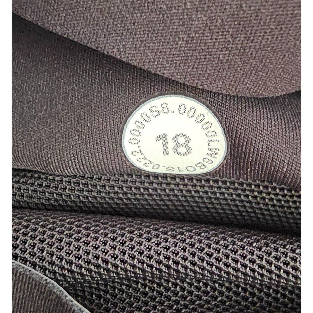 Lululemon Base Pace High Rise Crop 23" Smooth Nulux Leggings Grey 18 LW6B01S - Picture 6 of 9